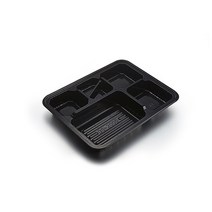 믿음인터내셔널 도시락(6칸) (DS2000) 일회용 포장용기 일회용 도시락용기, 10Ea