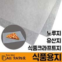 올페이퍼 식품용지 (기름흡수용), 얇은단면코팅노루지_4절, 500매