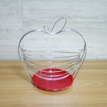 네이처드림 철재바구니 과일바구니 브레드바구니, 레드
