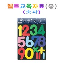 No100/펠트찍찍이교육자료(중)/숫자/유치원교구