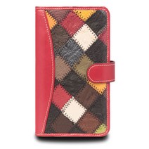 아이폰7 천연소가죽 타조패치라운드 핸드폰케이스