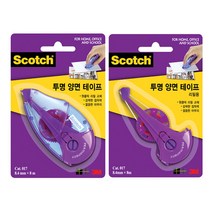 [108915]스카치 투명양면테이프 리필(017R/8.4X8M/3M), 본상품선택, 1