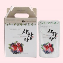 영주마실 무농약 아로니아 아로니아즙 사과즙, 10팩, 80ml