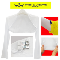 화이트크라운골프 UV차단 초경량 사방스판 냉감 여성 볼레로 골프 이너웨어