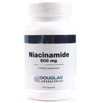 더글라스랩스 나이아신아마이드 500mg 캡슐 무설탕 글루텐 프리, 100개입, 1개, 100정