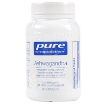 퓨어인캡슐레이션 아슈와간다 캡슐 글루텐 프리, 60개입, 1개