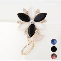 lovely 03 패션 스와브로스키 브로치 어버니날 스승의날선물 카네이션브로치 3종