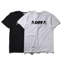 해골티 스컬티셔츠 반팔티 라운드 연예인티셔츠 남녀공용 캐주얼티 커플티 락밴드패션