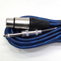 국산 마이크케이블 3m 5m 7m 10m 마이크줄 XLR 55, 고급 청색 마이크줄 5m