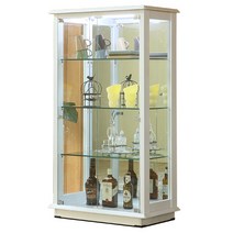 앤탑퍼니처 LED조명강화유리장식장 장식장, 4단장식장-700-화이트