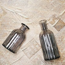에이엘비 유리화병/글라스꽃병/인테리어화병/디퓨저용기/유리병/심플모던꽃병/앤틱오브제/미니병, 유리화병_대형블랙(c)