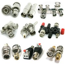 더블스피드 BNC RCA 동축 CCTV 카메라 안테나케이블 연결 젠더 커넥터, AL0017