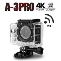 S2J 체이스뷰 A-3 PRO UHD(4K) 와이파이 액션캠, A-3 PRO 액션캠 화이트+8GB