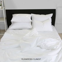 클라모프 60수 고밀도 무지 시트커버, 화이트