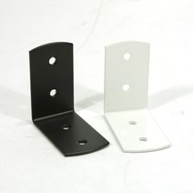 철물바다 ㄱ자도장꺽쇠 검정 소 50x30x2T, 1개