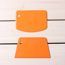항균항취 무독성 식품용 스크래퍼 플라스틱 2종세트