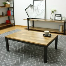 로뎀나무 엘리야 아카시아 원목좌탁 원목테이블 소파테이블 거실테이블 좌식 테이블, 600x1400 좌탁