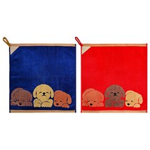 고리타월 아기강아지 어린이집손수건, 랜덤, 1장