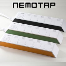 네모탭 3구 4구 5구 멀티탭 멀티콘센트, 오렌지, 네모탭 5구 개별형 3m, 3m, 1개