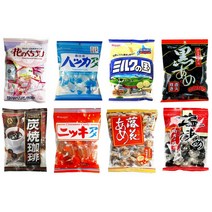 일본 카스가이 꽃사탕 박하사탕 우유사탕 흑사탕 커피사탕 계피사탕 땅콩사탕 소금사탕 8종모음, 1개, 선택7_카스가이 땅콩사탕