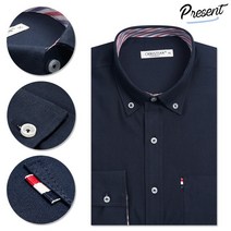 오마보이 [슬림핏] 긴팔 와이셔츠 [DL107]