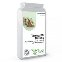 [6팩]영국산 트루 (6팩)영국 아마씨오일 오메가3 90캡슐, 4500mg, 60캡슐