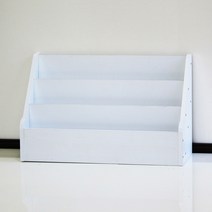 양지가구 잡지꽂이 3단 DIY 책장, 잡지꽂이3단600 백색