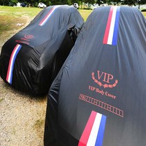 VIP 올뉴 블랙 삼선띠 바디커버 산성비 성에 눈 방지 자외선 황사 오물방지 방수 3중코팅 심플함, 4번