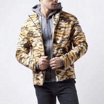 [평범은 재난이다] 그린바나나 Camo Jumper 카모 양면 누빔 점퍼