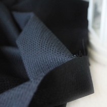 데코탑 블랙 도비 원단 천 검정 대폭 면 까만, 블랙도비면