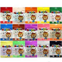 꾸미기 만들기 하비클레이 50g (지퍼백) 단색, 형광노랑