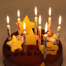 파티해 생일막대초-화이트, 화이트