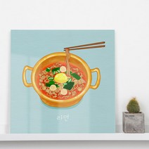 꾸밈 cm689-아크릴액자행복분식 액자, 6.행복분식_라면