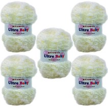 행복뜨기 목도리실 모자실 털실 뜨개실 뜨개질 수면실 이불실 울트라베이비, 1057아이보리(5개)