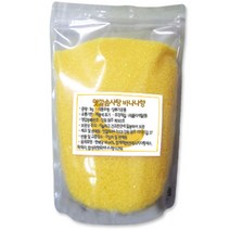 맛깔 천연색소사용 솜사탕재료(맛깔슈가 바나나향) 1Kg, 18개