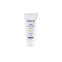 dmck 썬아쿠아크림 50g SPF50++PA+++ 보습 선크림 끈적임없이 촉촉함, 1개