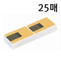 바르나 젤폼지 손톱연장 빌더 용품 젤폼 연장팁 네일팁 손톱보수 아크릴젤폼지, 1개, 아크릴 젤폼지 25장
