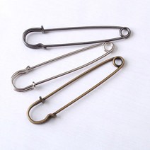 장식용옷핀, 니켈, 1개