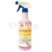 선영E.N.C 스티커제거제600ml 본드제거제 라벨자국제거제 스프레이형 분무형, 1개