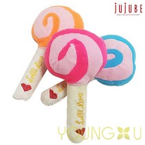 쥬쥬베 막대사탕 봉제 장난감 14cm, 랜덤발송, 3개