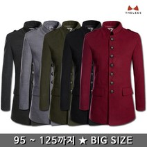 더리스 NKSC7033_울 혼방 차이나 카라 하프 코트