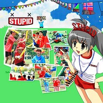 STUPID 체육대회n응원용품 단체행사게임 짠!, 025~045 응원수술/막대풍선, 034_응원용수술2개한쌍(블루/고리형)