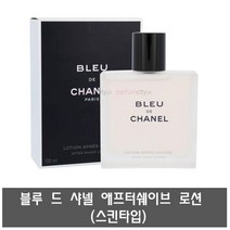샤넬 블루 드 애프터쉐이브 로션 100ml(스킨타입), 1개