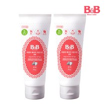 비앤비 보령메디앙스 베이비 오랄크린 겔타입 딸기향 치약, 60g, 2개