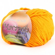 마마니트 마카롱 뜨개실, 58 진노랑