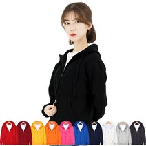 완티 베이직 특양면 후드집업