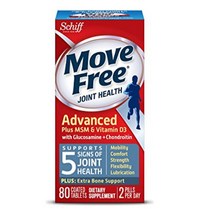 쉬프 무브프리 어드밴스 플러스 신제품 80정 120정 하루2정 관절의 활동 편안함 도움