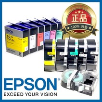 엡손 라벨테이프 라벨카트리지, 1개, 24mm(백색바탕/빨강) SS24R-PX