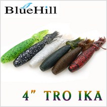 블루힐 트로이카 웜-배스-솔트함유-노싱커리그-모노낚시, D-5