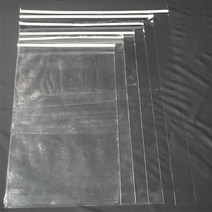 BGP 접착식 투명폴리백(펀칭)(30x42cm)-100장 묶음, 투명, 100매입